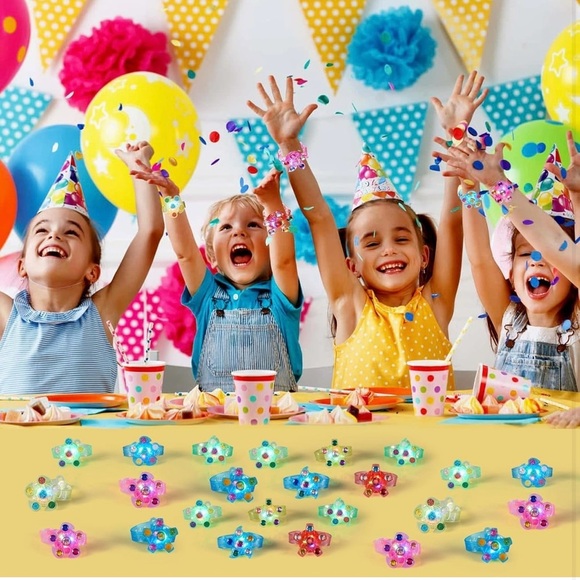 NWT LED Light Up Fidget Spinner Bracelets 12Pack🔥🔥 - Picture 5 of 9